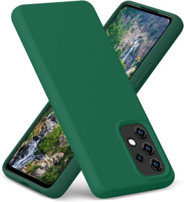 Силиконов гръб ТПУ PREMIUM CASE за Samsung Galaxy A53 5G A536B тъмно зелен 